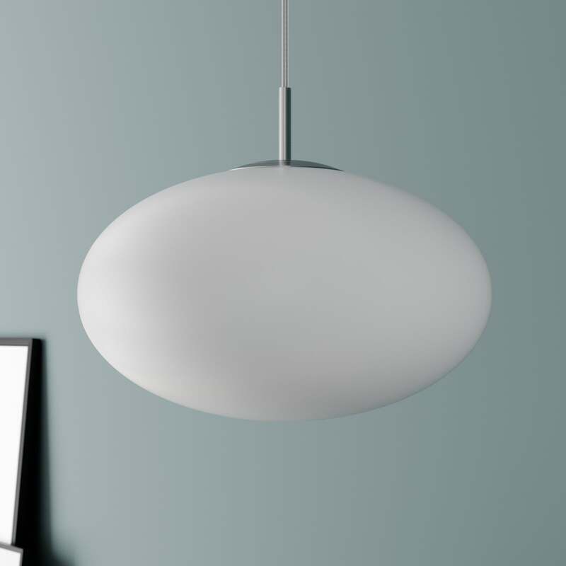 Lindby Hängeleuchte Sonika LED Pendelleuchte Lampe dimmbar nickel Ø40cm 24cm - 4251096581737