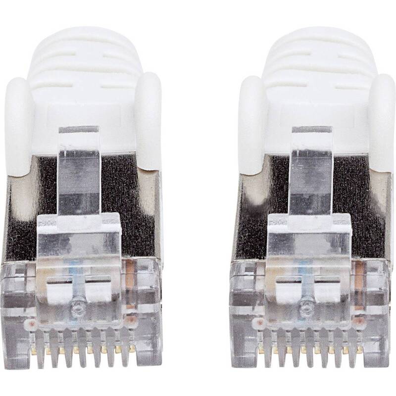 Intellinet RJ45 Patchkabel CAT 6a S/FTP 20m halogenfrei Netzwerk Kabel weiß 1 - 0766623741422