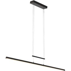 Steinhauer Hängelampe Hängeleuchte Profilo LED dimmbar schwarz 114,5cm 3317ZW - 8712746151367