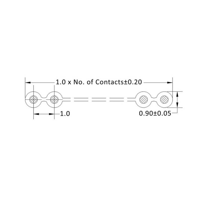 econ connect Flachbandkabel Flachleitung 28AWG26RM1 1mm 26x0.08mm² 30.5 m - 4039289005235