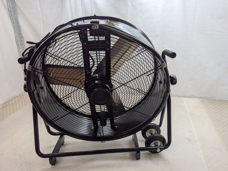 STIER Trommelventilator fahrbar 330W Ø600mm leistungsstarker Ventilator mobil - 4251709618126