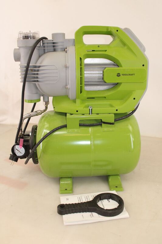 TOOLCRAFT TO-8992887 Hauswasserwerk 230 V/AC 6000 l/h Gartenpumpe Pumpe Werkzeug - 4064161310091