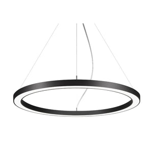 B-Ware BRUMBERG Pendelleuchte Hängelampe Biro Circle Ring5 LED schwarz Aluminium 45cm