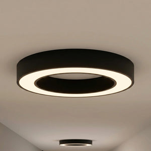 B-Ware Arcchio Deckenleuchte Sharelyn LED Lampe dimmbar schwarz Ø60cm 3510 Lumen