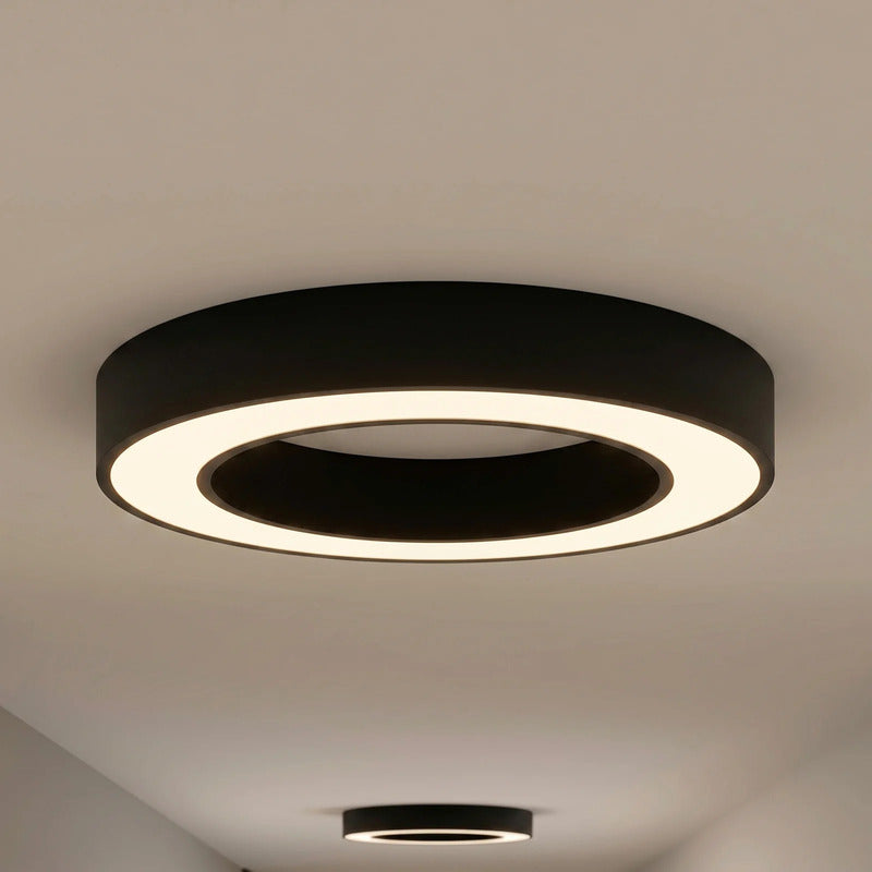Arcchio Deckenleuchte Sharelyn LED Lampe dimmbar schwarz Ø60cm 3510 Lumen - 4255830916311