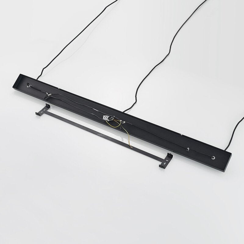 Lindby Pendellampe Hängeleuchte Tarjei LED Lampe dimmbar schwarz-gold 146cm - 4251911703320