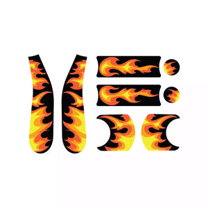 9x B-Ware doona Aufkleber Sticker Set Motivaufkleber Liki Flames wetterbeständig 9 STÜCK