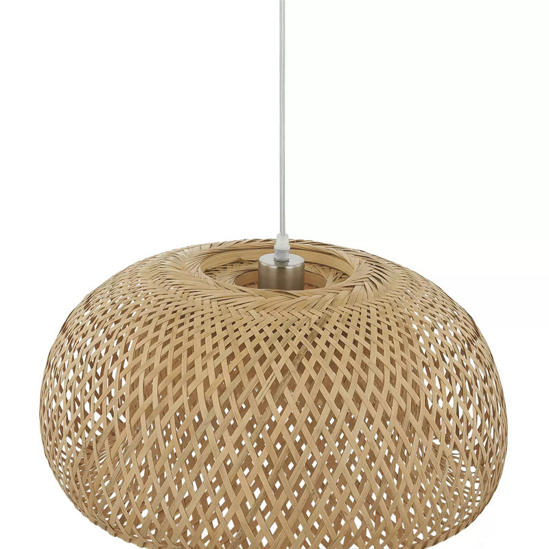 Lindby Hängeleuchte Jadwiga Ø45cm Bambus E27 Pendelleuchte Lichtquelle dimmbar - 4251911764963