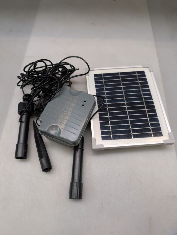 Esotec Solar Pumpenset Palermo Teichpumpe Wasserspiel 330L/H Gartenbewässerung - 4260057861801