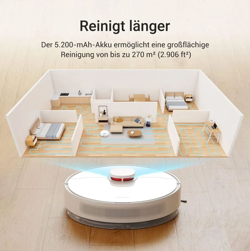 dreame D10 Plus Saug-Wischroboter Weiß Ladestation SIEHE TEXT/FOTO - 6973734689657