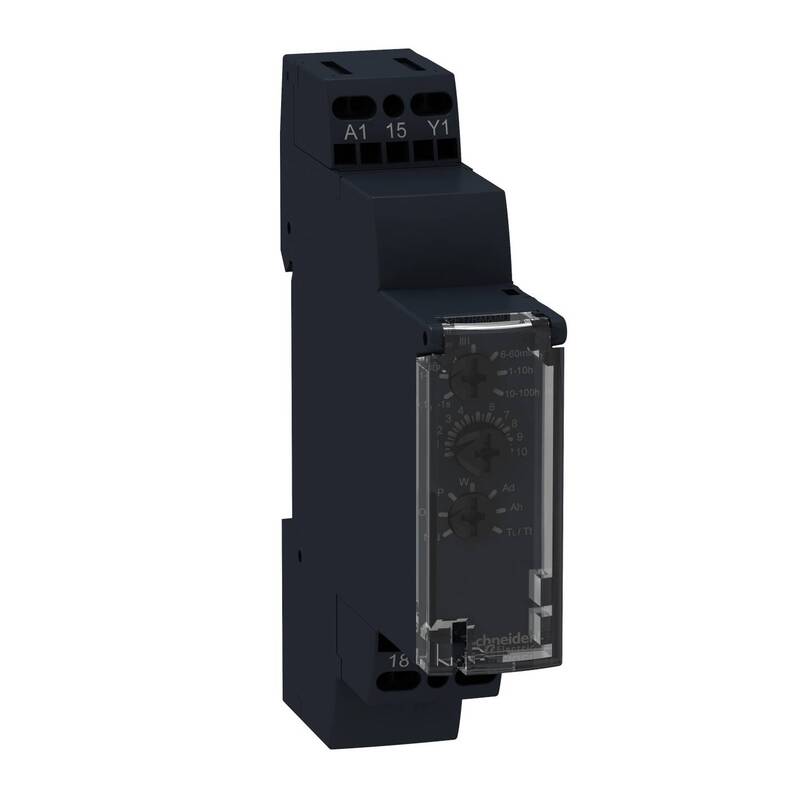 Schneider Electric Zeitrelais RE17RMXMU Multifunktional 1 Wechsler 0,1s-100h - 3606480552786