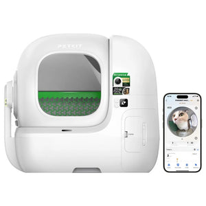 B-Ware PETKIT Katzentoilette Max Pro 2 offene Katzentoilette weiß ABS PP TPE 12V