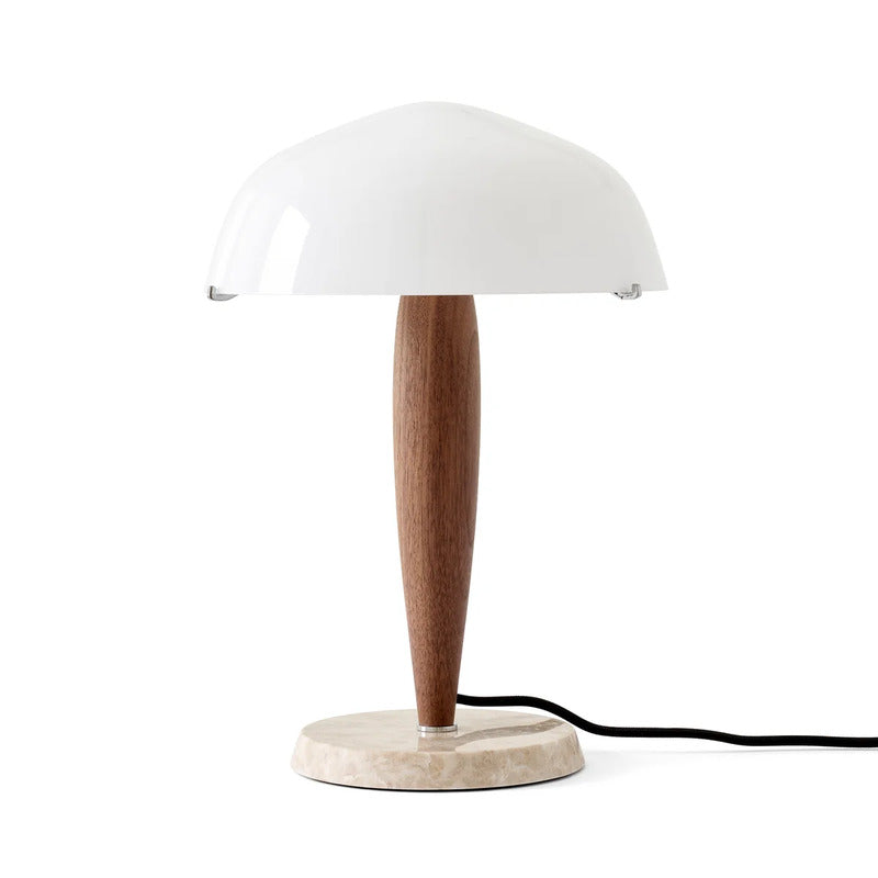 &Tradition Tischleuchte Lampe Herman SHY3 Licht Walnuss Opalglas SIEHE TEXT/FOTO - 4251384242647
