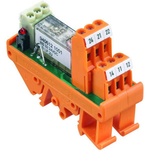 B-Ware Weidmüller Relaisplatine RS 32 115VUC LD LP 2U Schaltrelais 10 Stück 115V UC 4A