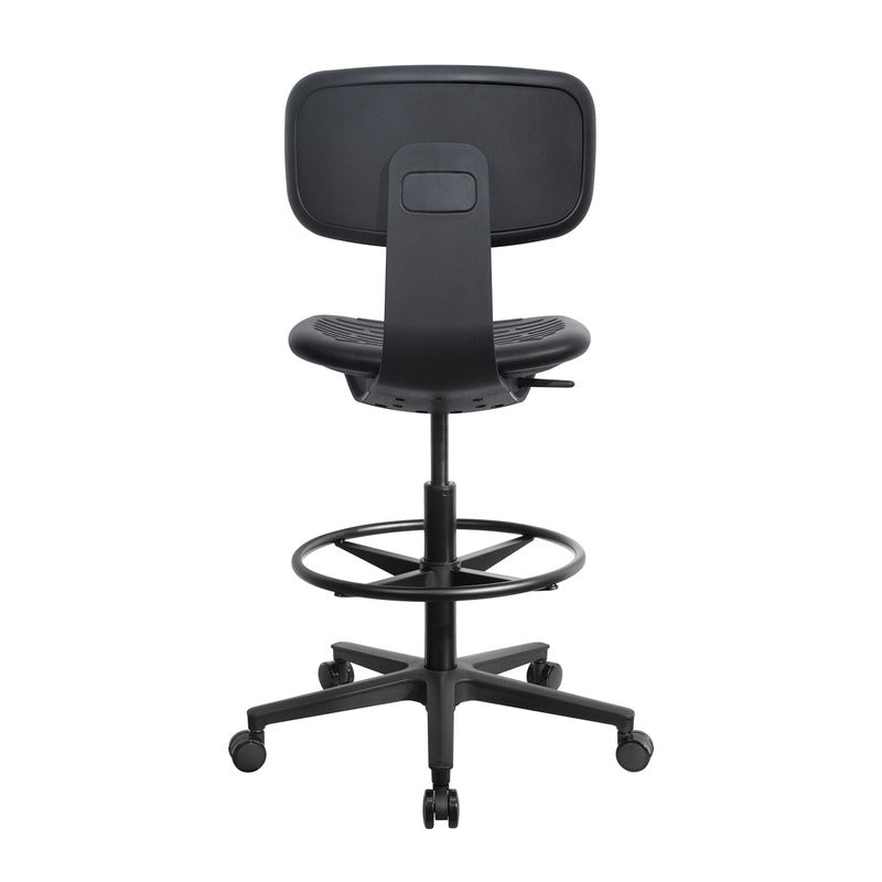 hjh OFFICE TOP WORK B Counterstuhl Kunstleder schwarz ohne Armlehnen - 4064323108344