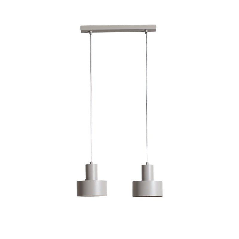 SIGMA Hängeleuchte Pendelleuchte Rif 2 Hängeleuchte taupe 2-flammig linear St901 - 5902846810643