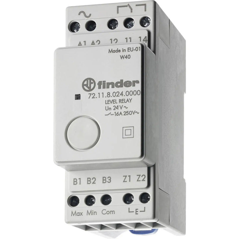 Finder Niveaurelais 72.11.8.240.0000 Füllüberwachung 230V AC 3 Eingänge IP20 - 8012823291420
