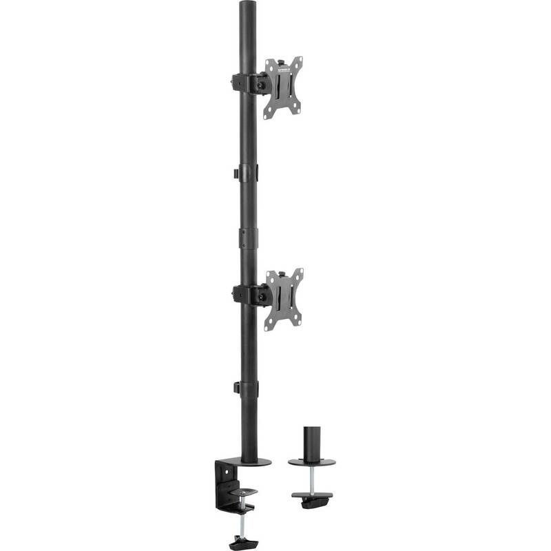 SpeaKa Professional Monitorhalterung SP-MM-420 2 Displays neigbar schwarz - 4064161167114