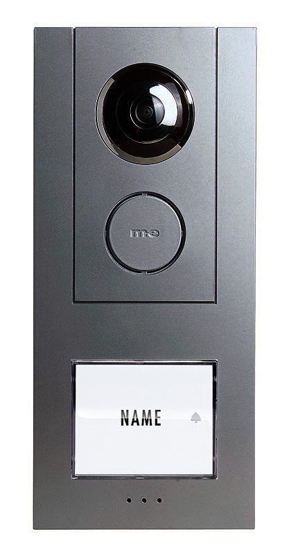 m-e Video-Türsprechanlage VS-11 A LAN WLAN grau Außeneinheit Sicherheitssystem - 4250109133147