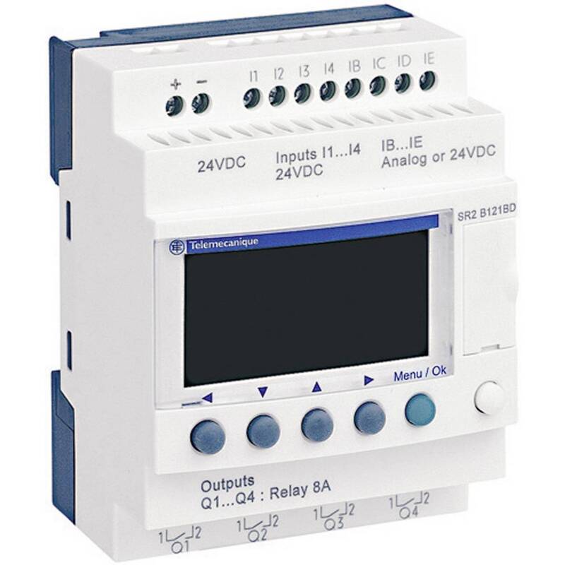 Schneider Electric SPS-Steuerungsmodul SR2 B121BD 24V DC Steuerung IP20 4 Relais - 3389110547542