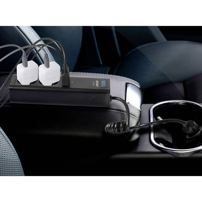 Voltcraft Wechselrichter VC-CAR200 200W 12V DC 230V AC USB Zigarettenanzünder - 4064161250588