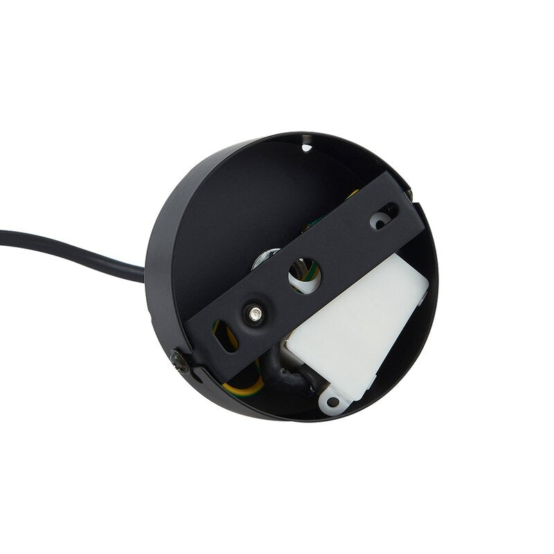 Lucande Hängelampe Bidolo schwarz Glas Ø 15 cm IP44 Deckenlampe Lampe Leuchte - 4251911776386