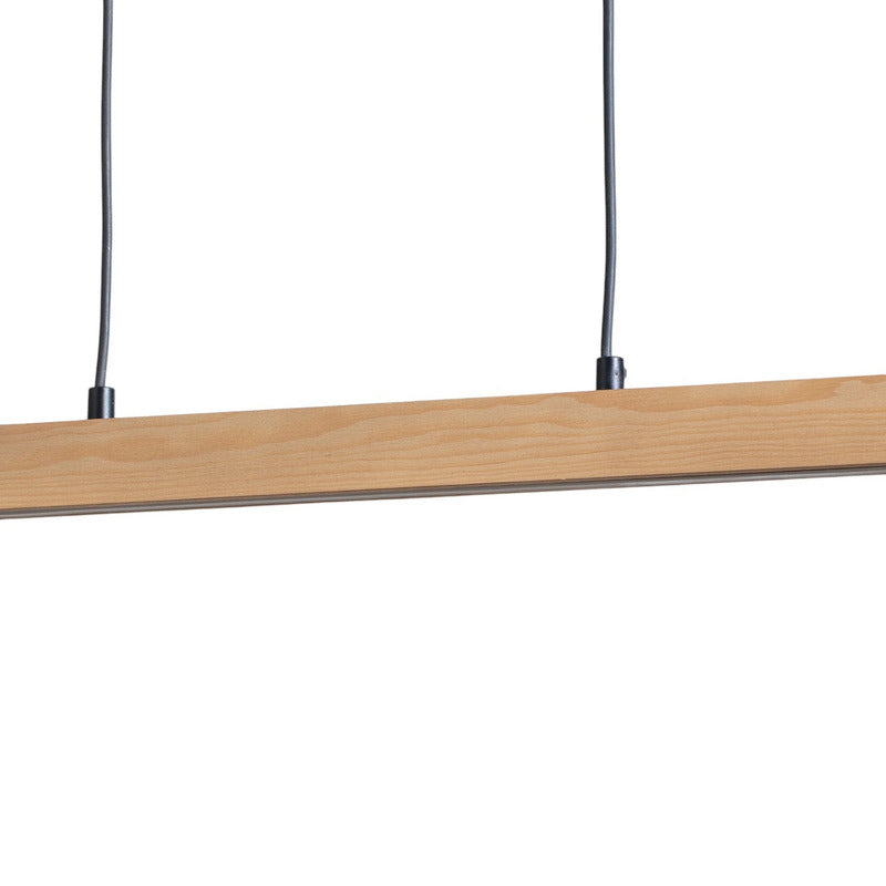 Teo Pendelleuchte Hängeleuchte LED Holz Buche Balken Touchdimmer warmweiß 96 cm - 5901780566159