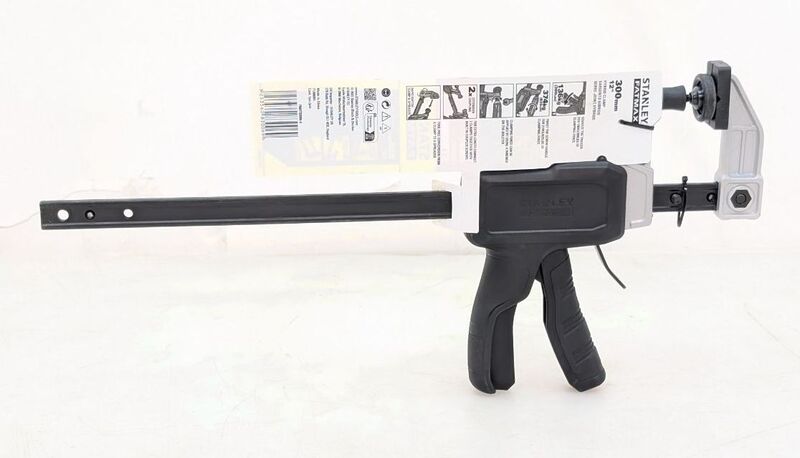 Stanley Einhandzwinge Spannzwinge 300mm 135kg Ausladung 63,5mm Werkzeughalter - 3253560830069