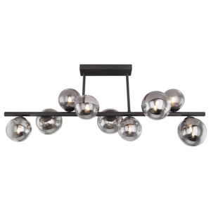 Globo Deckenleuchte Deckenlampe Riha LED Lampe Leuchte warmweiß schwarz 87x28cm - 9007371393039