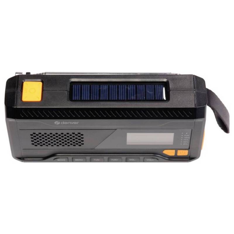 Denver Radio Empfänger Akku Radio Schwarz DAB Plus UKW Powerbank Bluetooth - 5706751088483