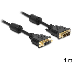 B-Ware Delock Anschlusskabel Kabel DVI-D 24+1pol. Buchse Stecker 1 m  26 STÜCK