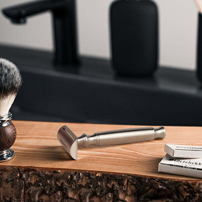 Störtebekker Rasierhobel Rasierer Premium Rostock Edelstahl klassische Rasur311 - 4260554494700