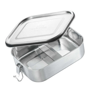 B-Ware SILBERTHAL Brotdose Lunchbox M Edelstahl auslaufsicher spülmaschinenfest 1200ml