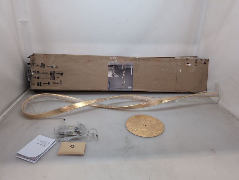 Paul Neuhaus Stehleuchte Linda LED dimmbar gold Metall 140cm Leuchte Lampe - 4012248304730