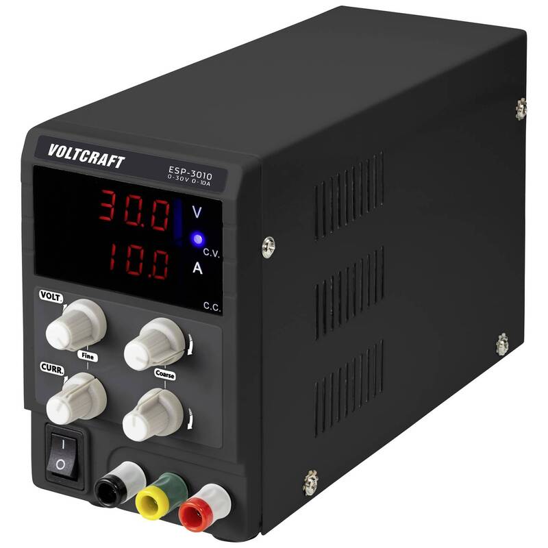 VOLTCRAFT ESP-3010 Labornetzgerät einstellbar 0-30 V/DC 0-10 A Steckanschluss - 4064161215297