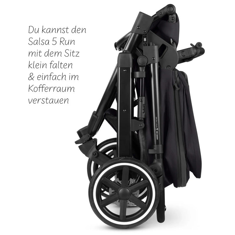 ABC Design Kinderwagen Buggy Salsa 5 Run Sportwagen Joggingwagen schwarz - 4045875176647