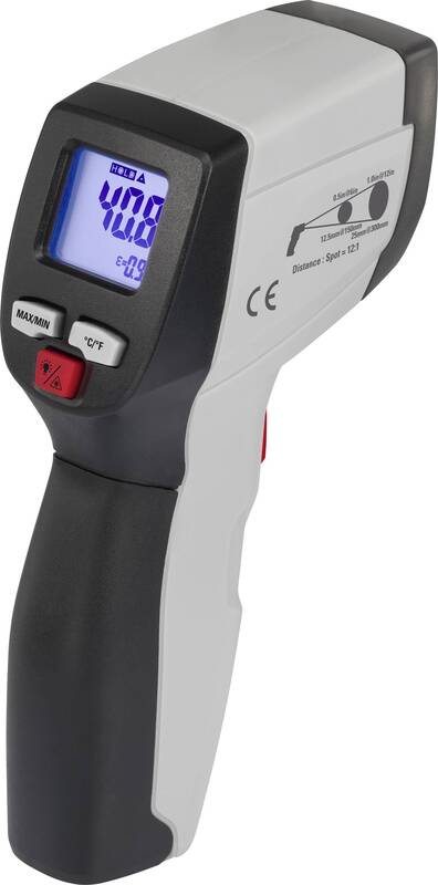 VOLTCRAFT IR 500-12S Infrarot-Thermometer -50 bis +500 °C 12:1 Pistolengriff - 4016139327877