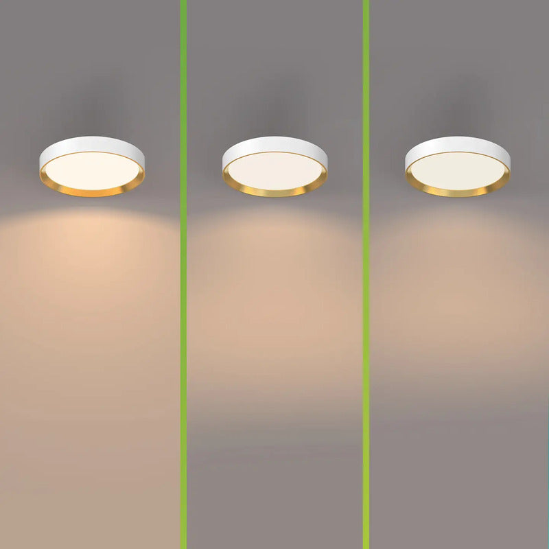 Philips Deckenleuchte Hanno LED Lampe dimmbar warmweiß 24W Metall gold 38,4 cm - 8720169301375