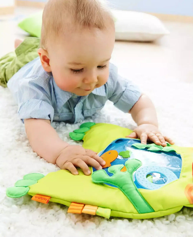 HABA Spielmatte Wassermatte Krabbelmatte Frosch Motorikmatte Baby Stoff Beißring - 4010168208008