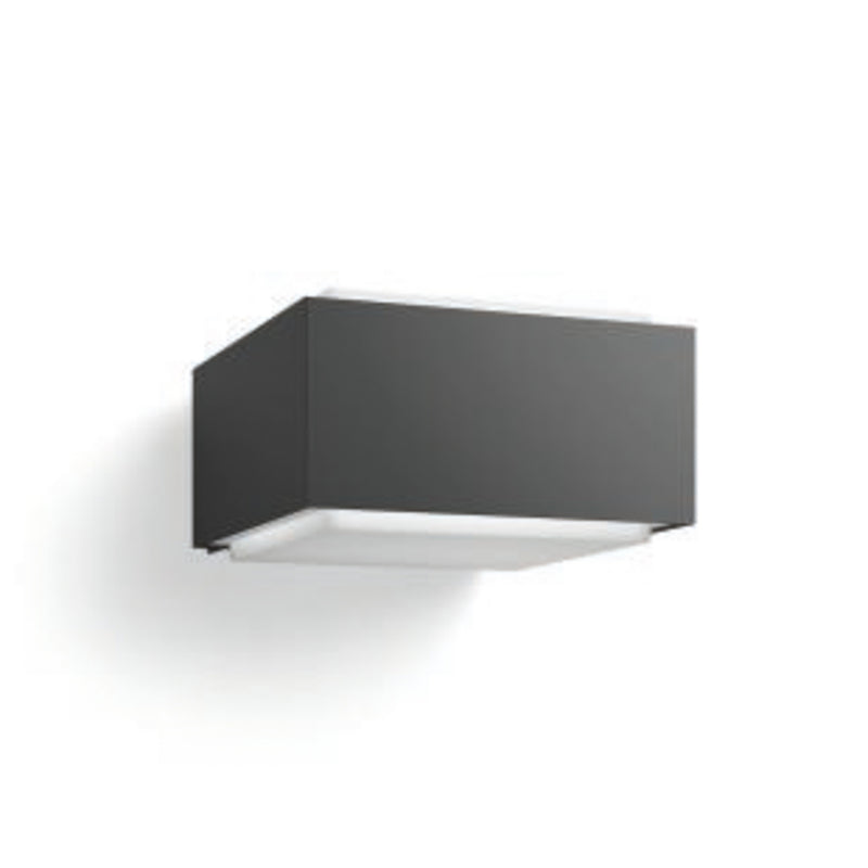 Philips Außenwandleuchte Hedgehog anthrazit LED Gartenlampe Wandleuchte 2er Set - 8721103038098