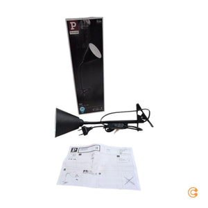B-Ware Paulmann Klemmleuchte Vitis LED Tischlampe Lampe schwarz 37cm mit Schalter 11cm