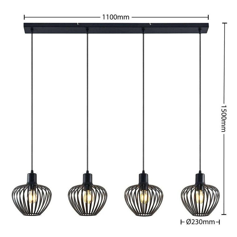 Lindby Deandre Hängeleuchte Deckenlampe Pendelleuchte Dendellampe Lampe Leuch343 - 4251911735772