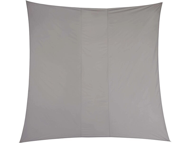 Sonnensegel Neptun Beach Quadrat 360cm x 360cm Silbergrau Sonnenschutz Garten - 4007874125644