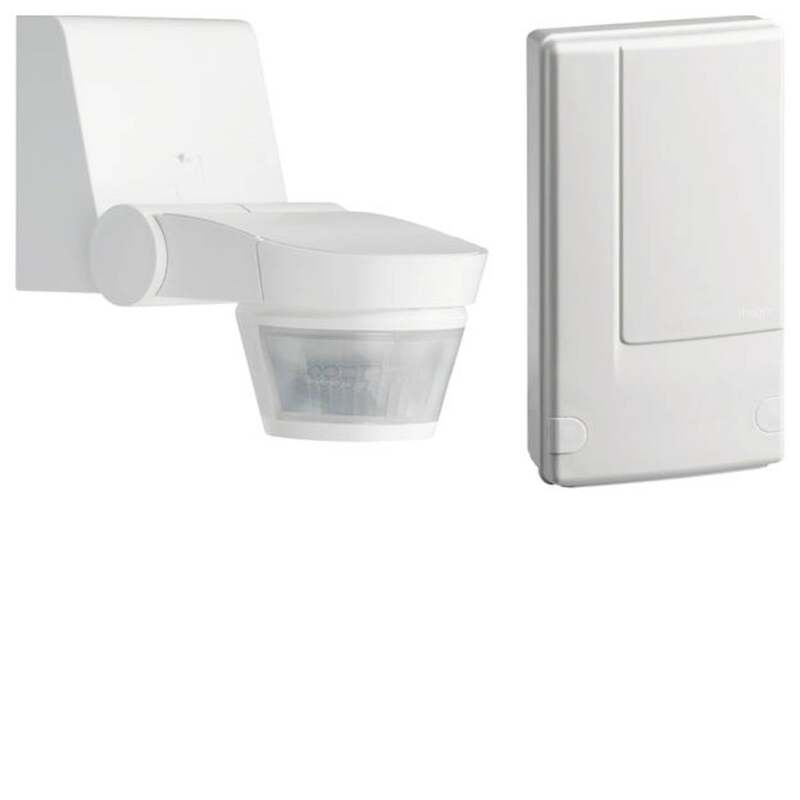 Hager Bewegungsmelder Set Präsenzmelder Funk KNX Quicklink Aufputz weiß IP55 - 3250617573740