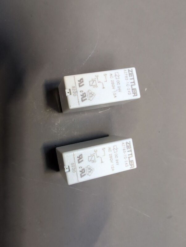 Zettler Electronics Printrelais AZ763-1C-24D 24V DC Schaltrelais 1 Wechsler 12A - 2050006598641