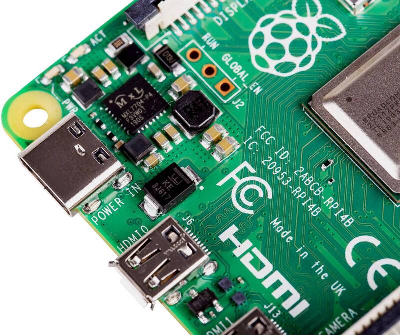 Raspberry Pi 4 Model B 8 GB RAM 4 x 1.5 GHz Bluetooth Single-Board-Computer USB - 0765756931199