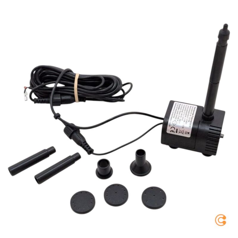 Esotec SOLARPUMPE Palermo Tauchpumpe Gartenpumpe 330l/h 0,9m Förderhöhe 6V 3W - 4260057861429