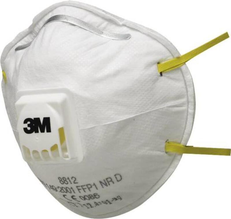 3M 8812 Feinstaubmaske FFP1 mit Ventil 10 St. DIN EN 149:2001 Atemschutz - 4046719303113