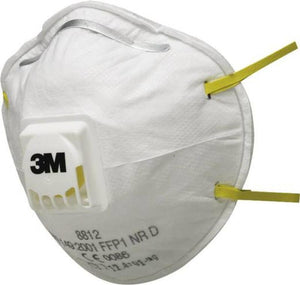 B-Ware 3M 8812 Feinstaubmaske FFP1 mit Ventil 10 St. DIN EN 149:2001 Atemschutz
