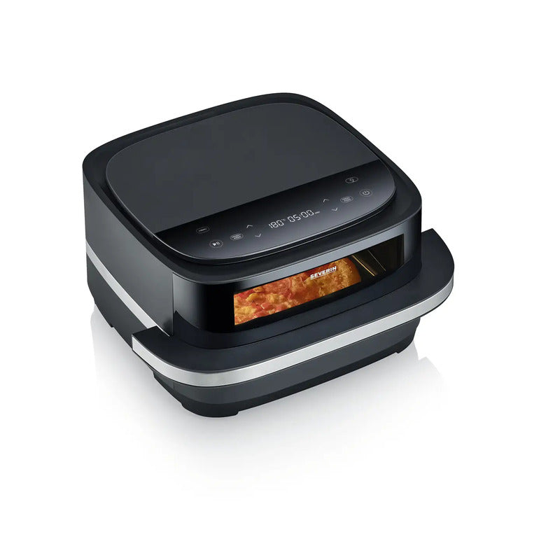 Severin Heißluft-Fritteuse 4l 2100W Fritteuse Airfryer Schwarz Timerfunktion - 4008146046650